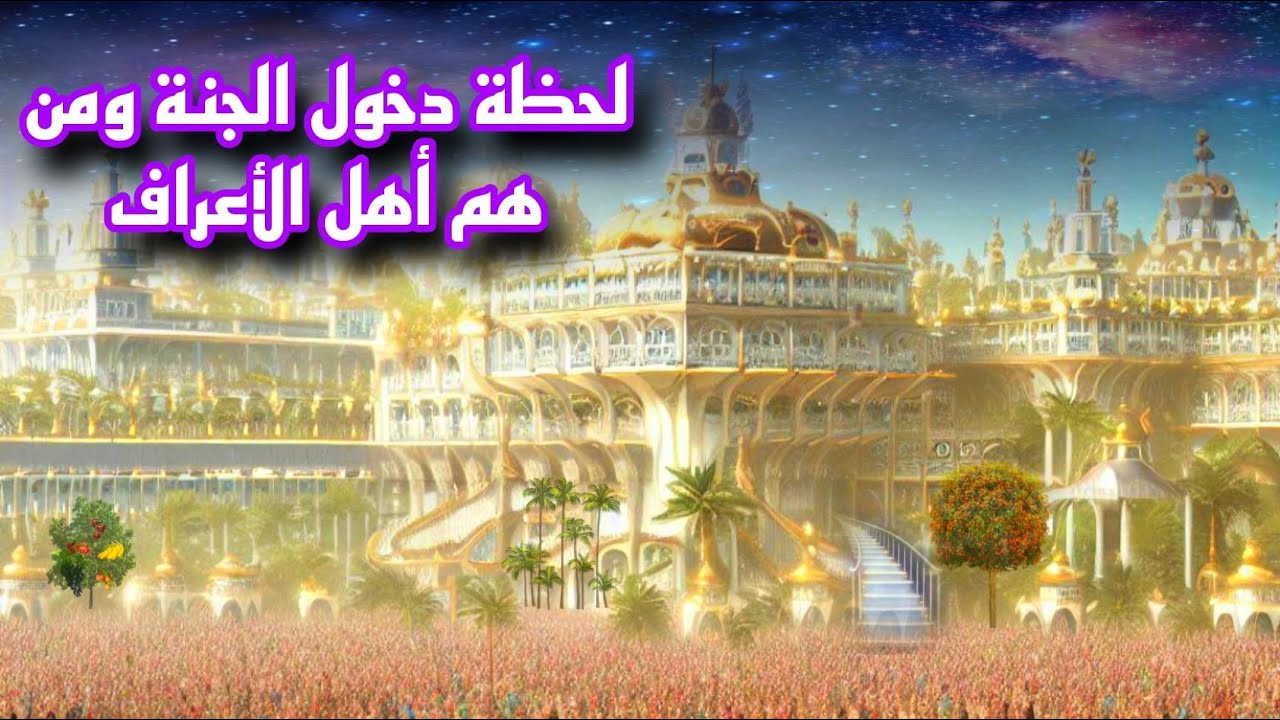 اللحظات الأولى في الجنة ومن هم أهل الأعراف