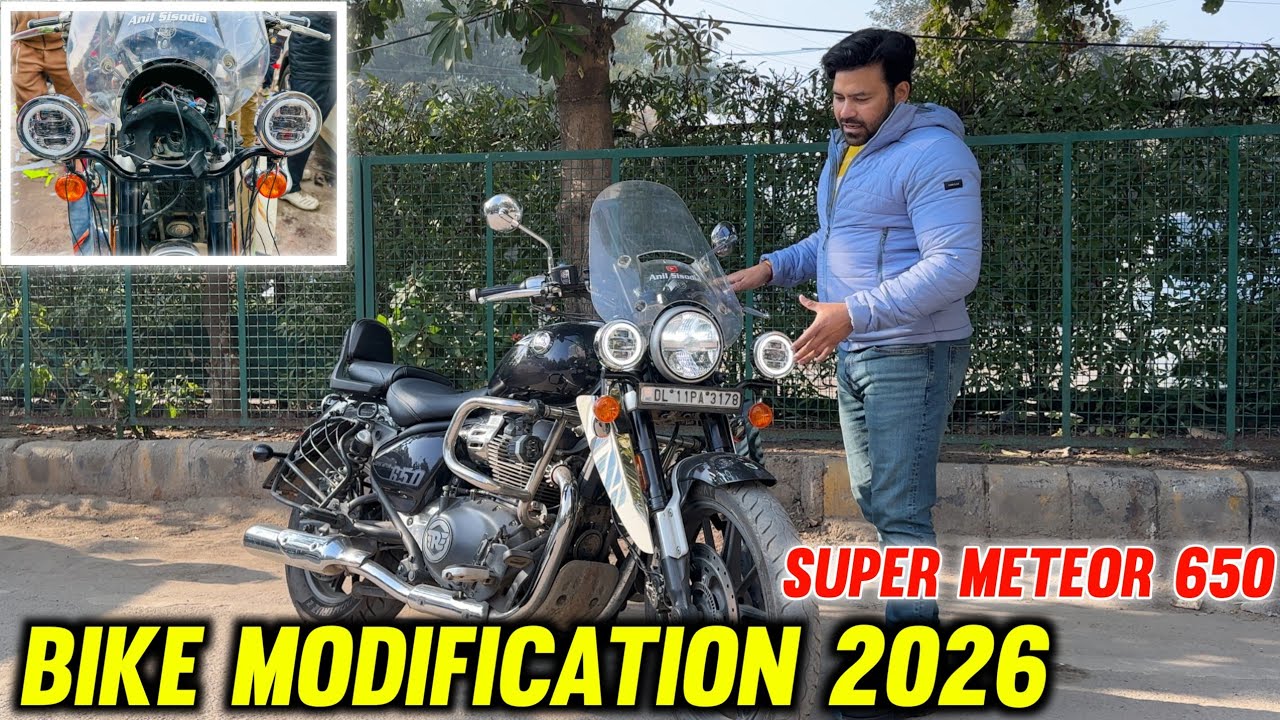 Bike Modification In Karolbagh 2026 Super Meteor 650 