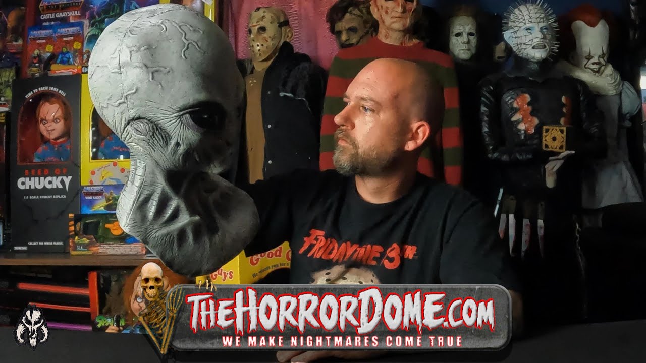 THE HORROR DOME AREA 51 Alien HD Studios Mask Unboxing