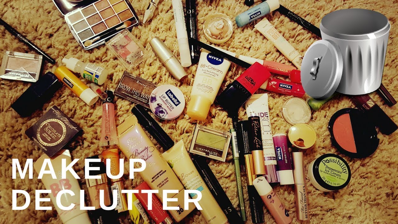 Makeup Collection Declutter 2018