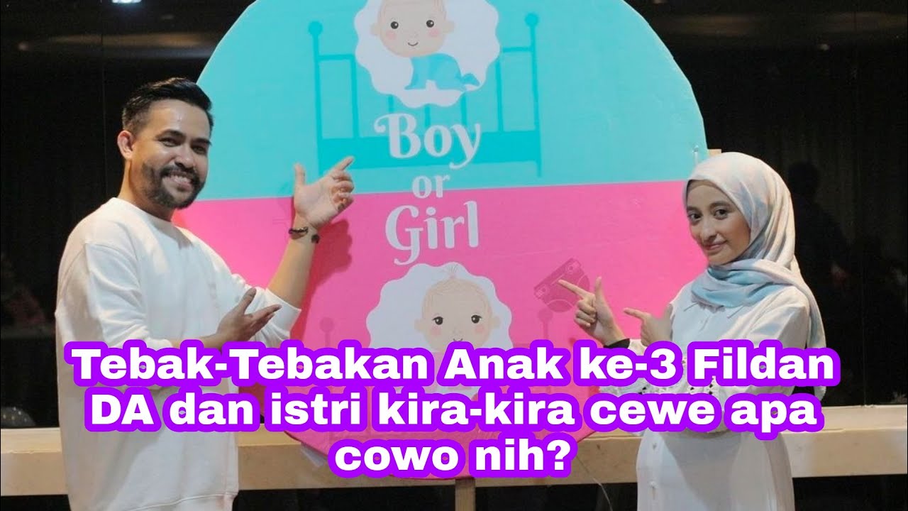 Ini dia jenis kelamin anak ke - 3 fildan D'Academy & Aty istrinya. cewe apa cowo?