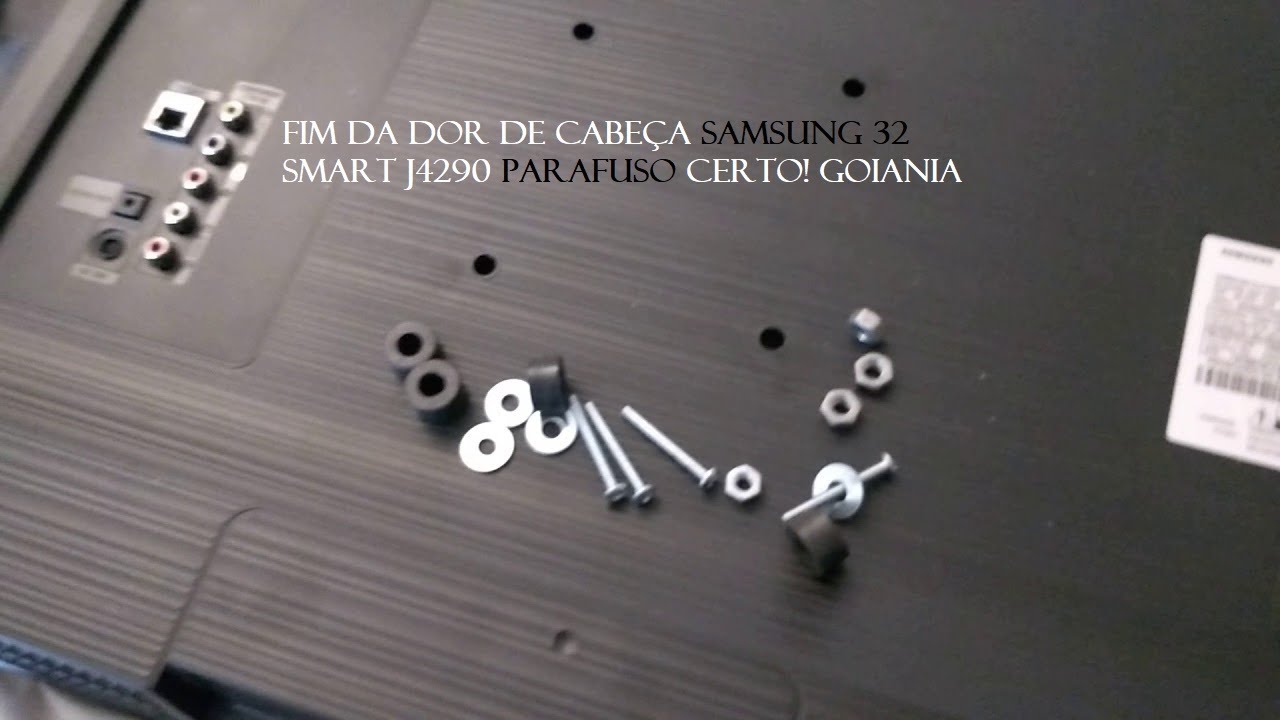🚀💚Samsung UN32J4290AG Parafuso Suporte instalação Goiania-go parafuso suporte tv samsung 32j4290 M4