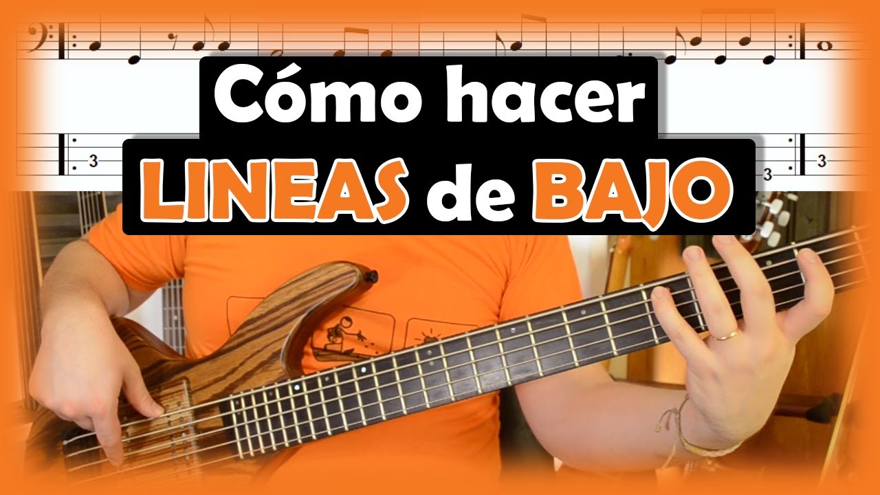 Como hacer LINEAS de BAJO - AK Clases de Bajo Eléctrico