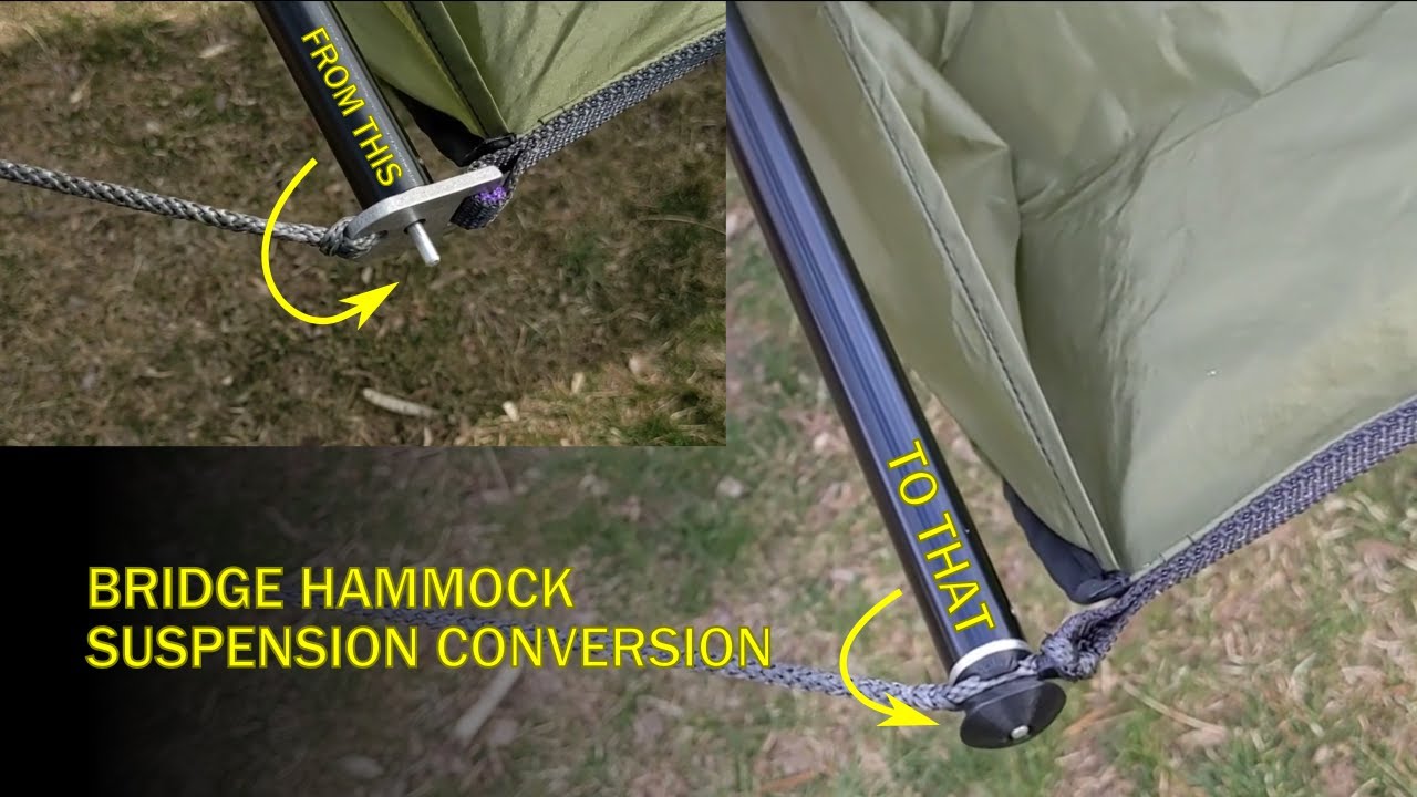 Convert Your Bridge Hammock From Metal Hardware to Bridge Buttons
