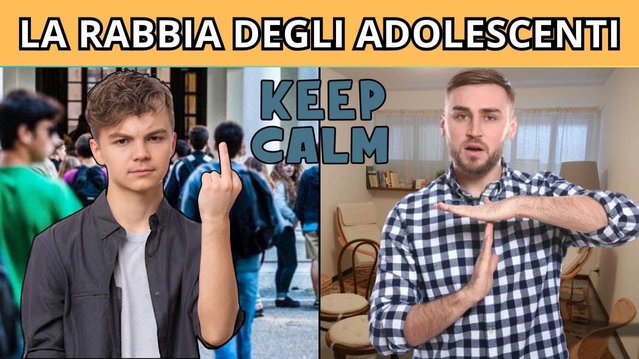 TUO FIGLIO ADOLESCENTE E' SEMPRE ARRABBIATO |  7 Consigli per Genitori