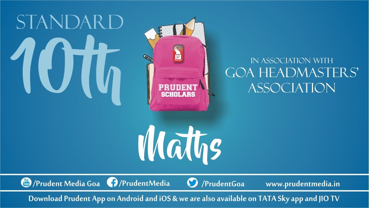 Prudent Scholars | 10th Mathematics | Quadratic Equations | Part 5 | 21 Sept 20