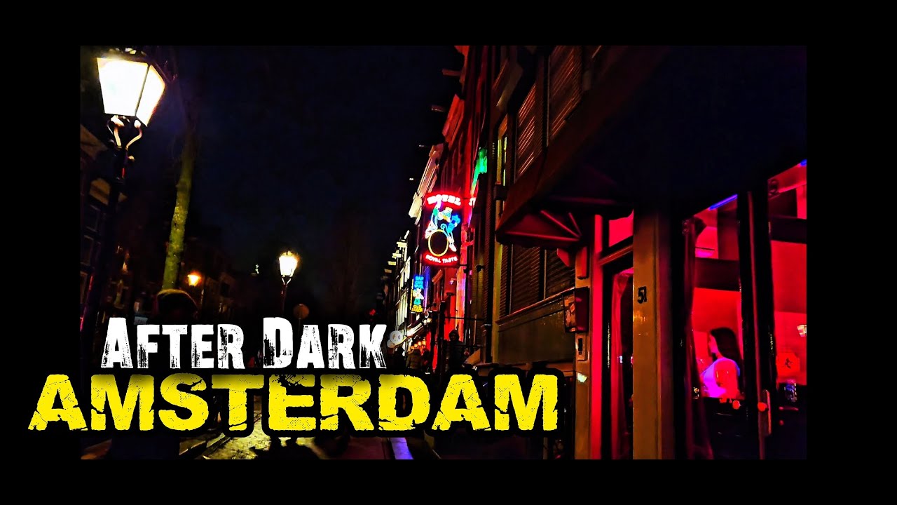 Amsterdam Night Walk 4K | Red Light District & Chinatown | Walking Tour