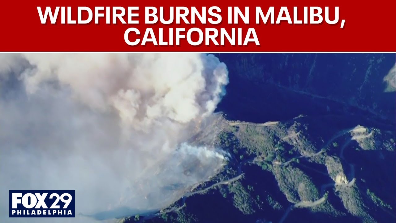 Wildfire rages in Malibu, California | FOX 29 News Philadelphia