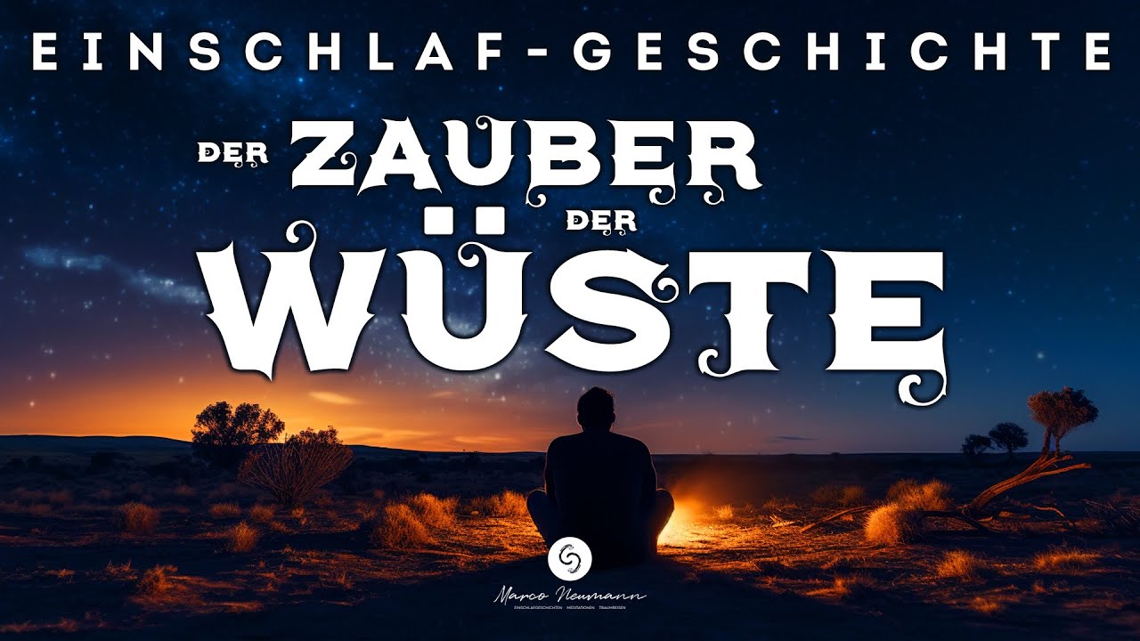 Geschichte zum Einschlafen - Träume unter dem endlosen Sternenhimmel der Wüste ✨