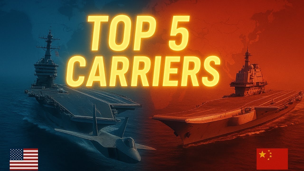 Top 5 Most POWERFUL Aircraft Carriers in 2025