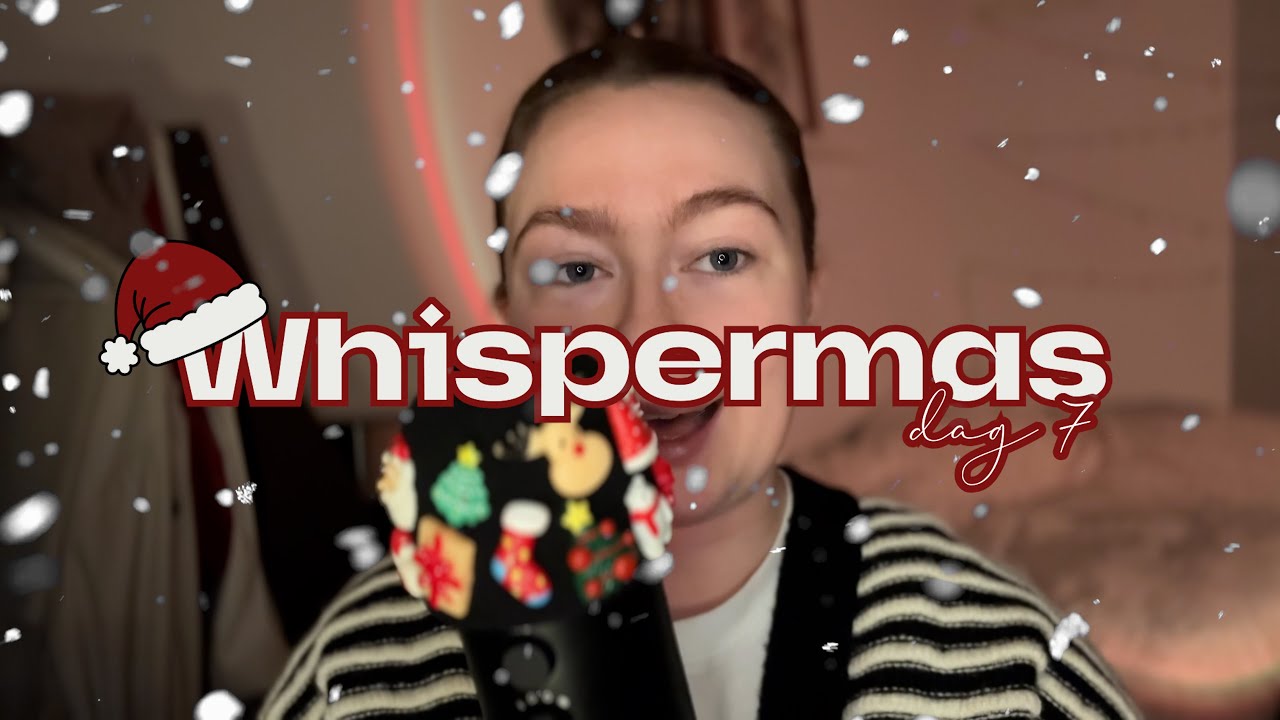 ASMR Whispermas 7 | Q&A ✨ Svarar på era frågor (clicky whisper, hand sounds) 🎄