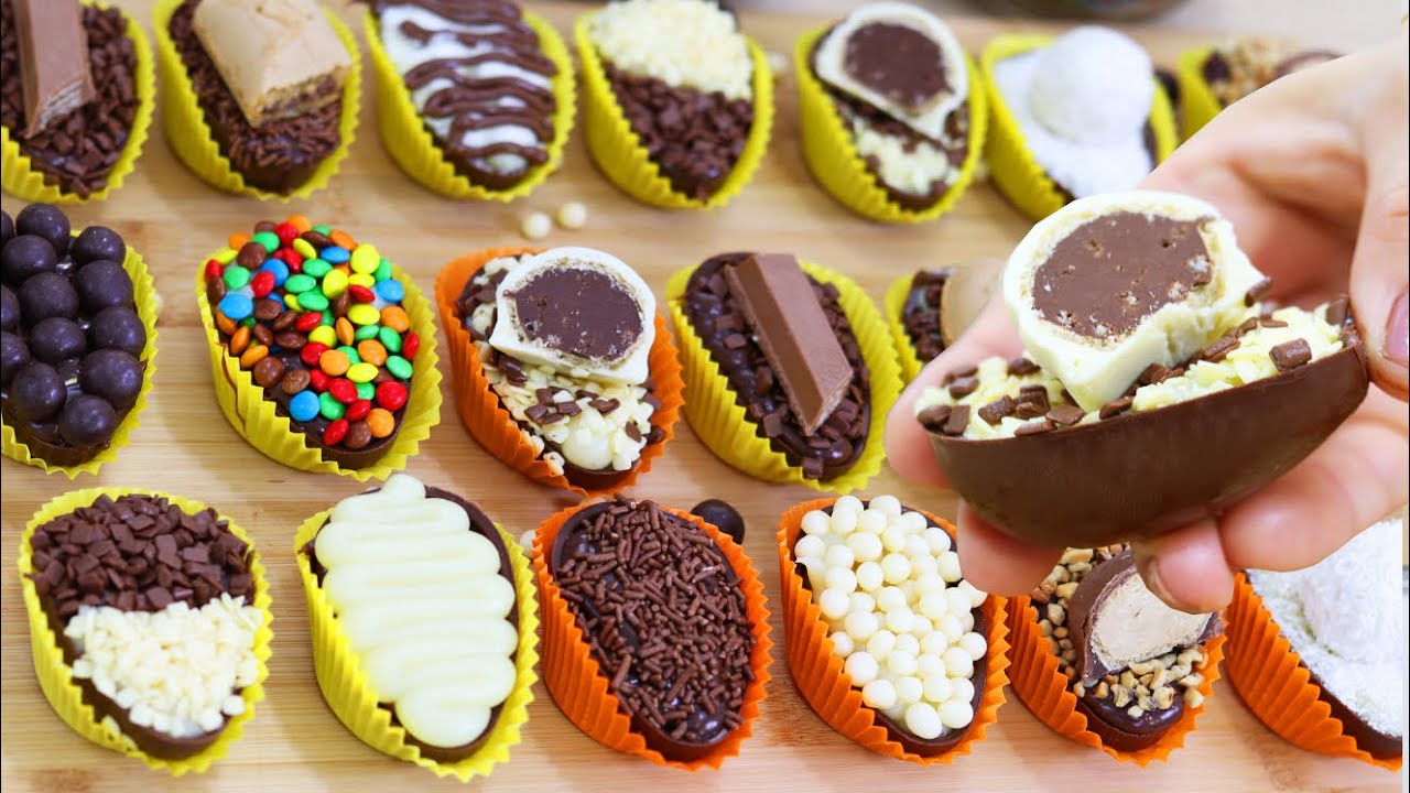 MINI OVINHOS DE CHOCOLATE RECHEADOS | LINDOS PARA VENDER OU DAR DE PRESENTE | SUCESSO - Dika da Naka