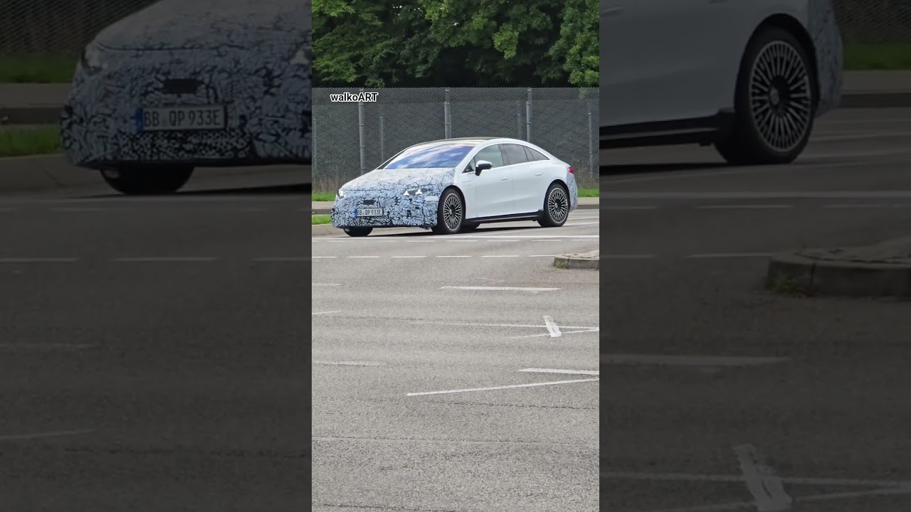 Mercedes Erlk&ouml;nig EQS oder EQE? Facelift prototype * EQS EQE? MoPf #shorts