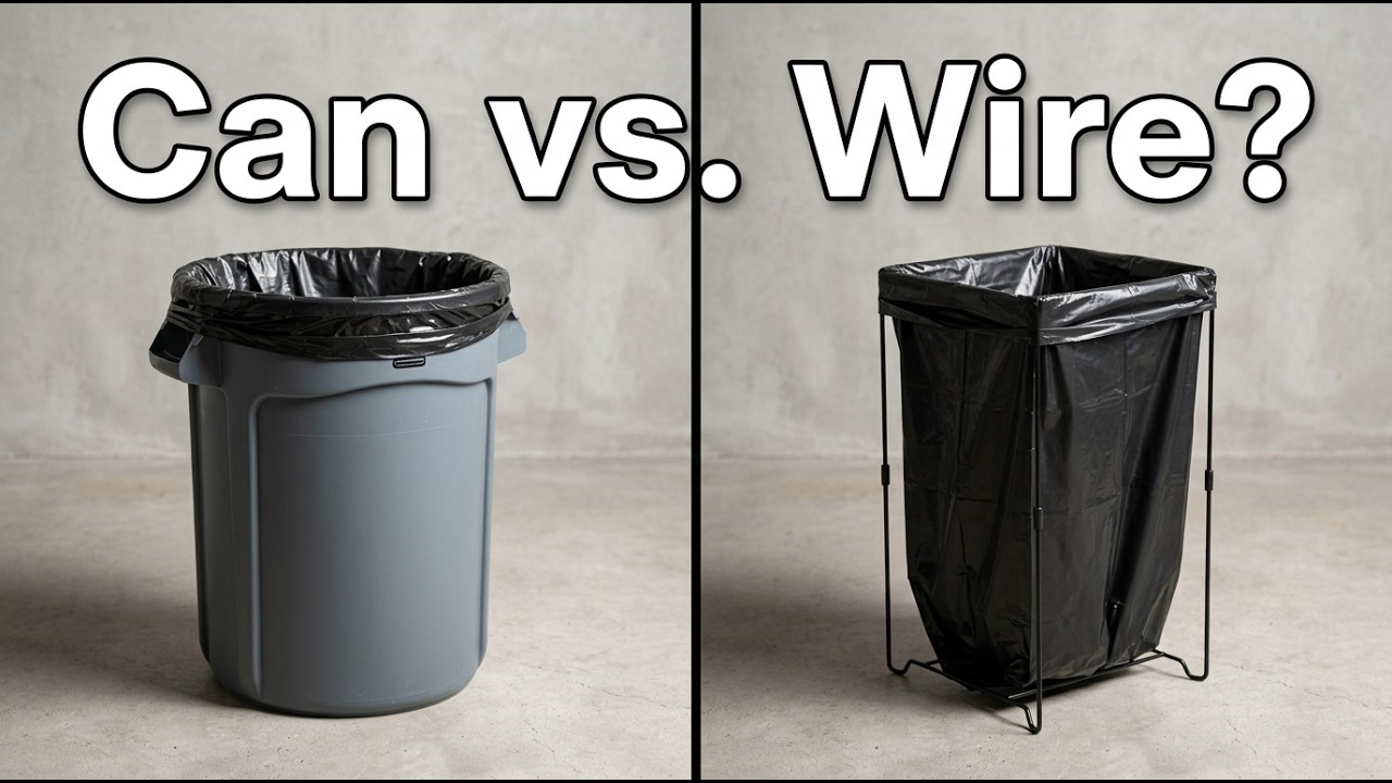 Is The Wire Garbage Bag Holder Better Than A Can?