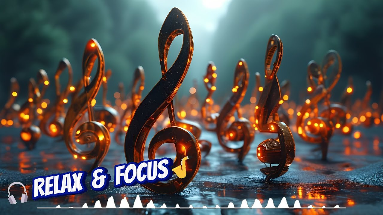 Lofi Music in Motion – Glowing Notes, Steady Beats ✨🎵