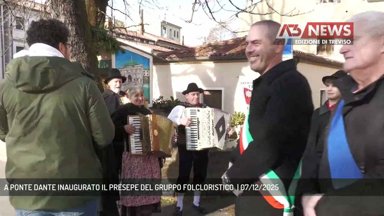A PONTE DANTE INAUGURATO IL PRESEPE DEL GRUPPO FOLCLORISTICO  | 07/12/2025