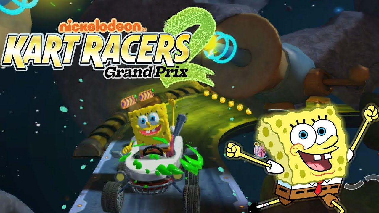 Super Slime Cup Grand Prix as SpongeBob - Nickelodeon Kart Racers 2: Grand Prix (Easy)