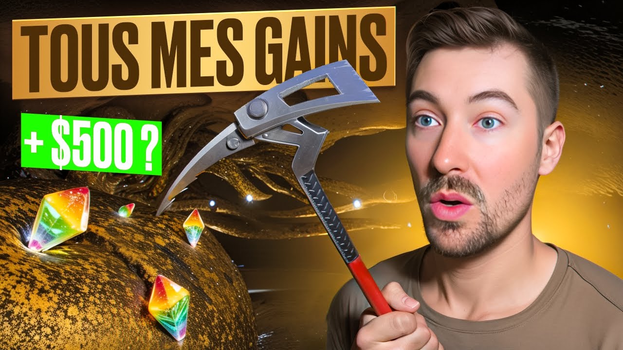 Combien je gagne avec une pioche sur le play to earn Brilliant Crypto ?