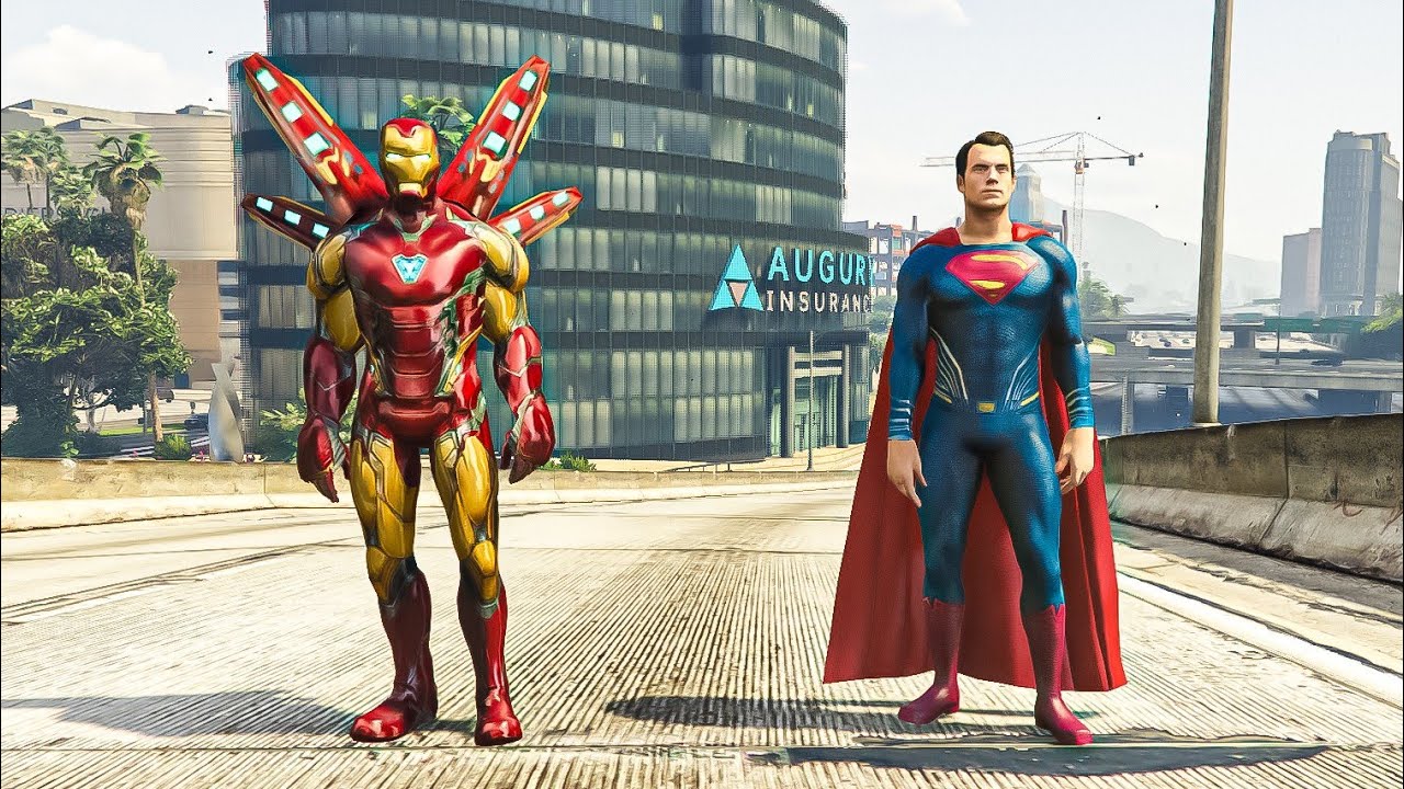 IRON MAN vs SUPERMAN 💥 PART 2 | Power Level Increased | GTA 5 Mods