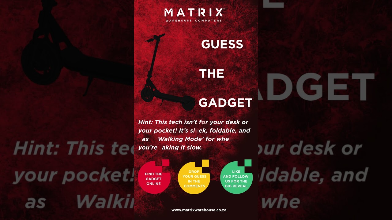 Guess The Gadget - Sleek, Foldable & Built for the Streets!