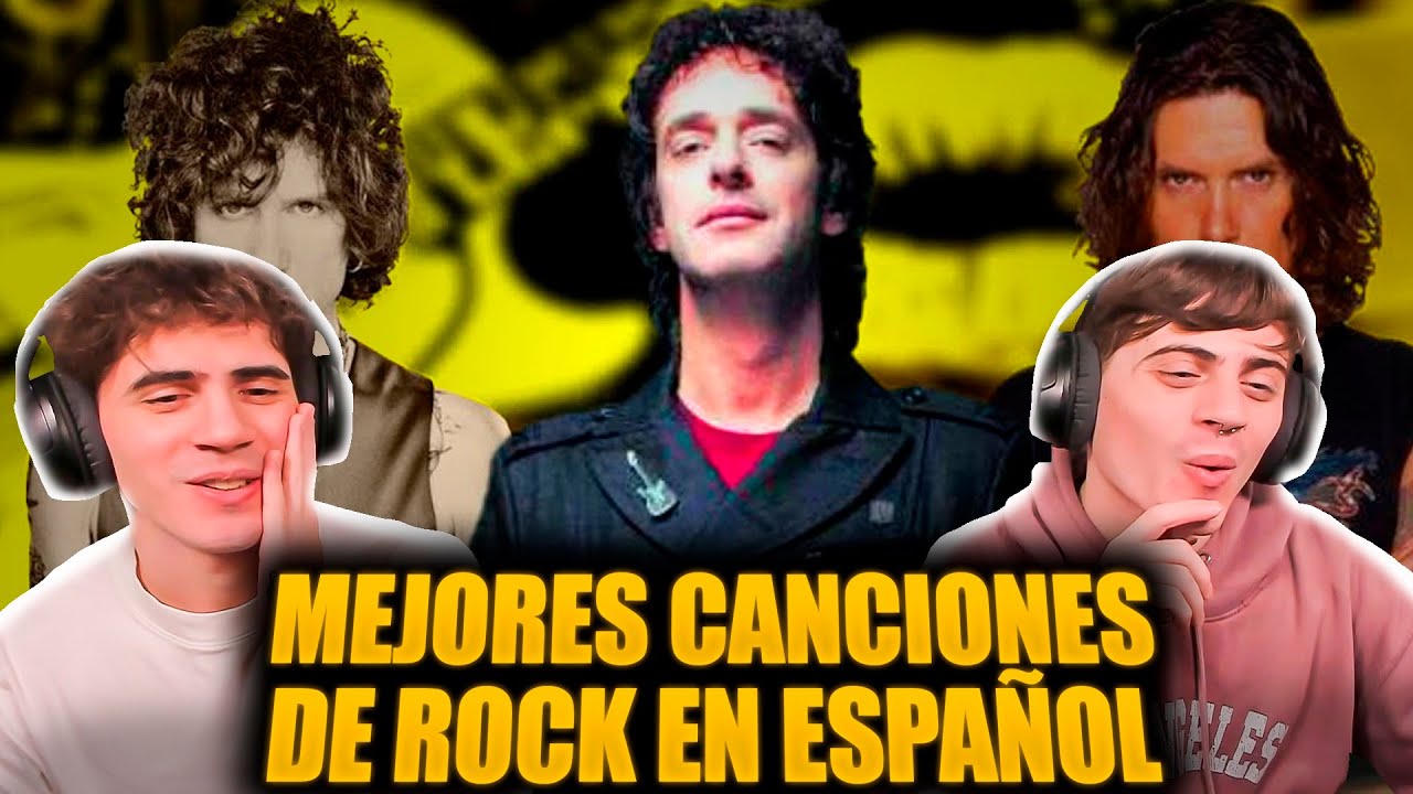 ARGENTINOS REACCIONAN A 100 CANCIONES ICONICAS DEL ROCK EN ESPAÑOL 🤟🔥