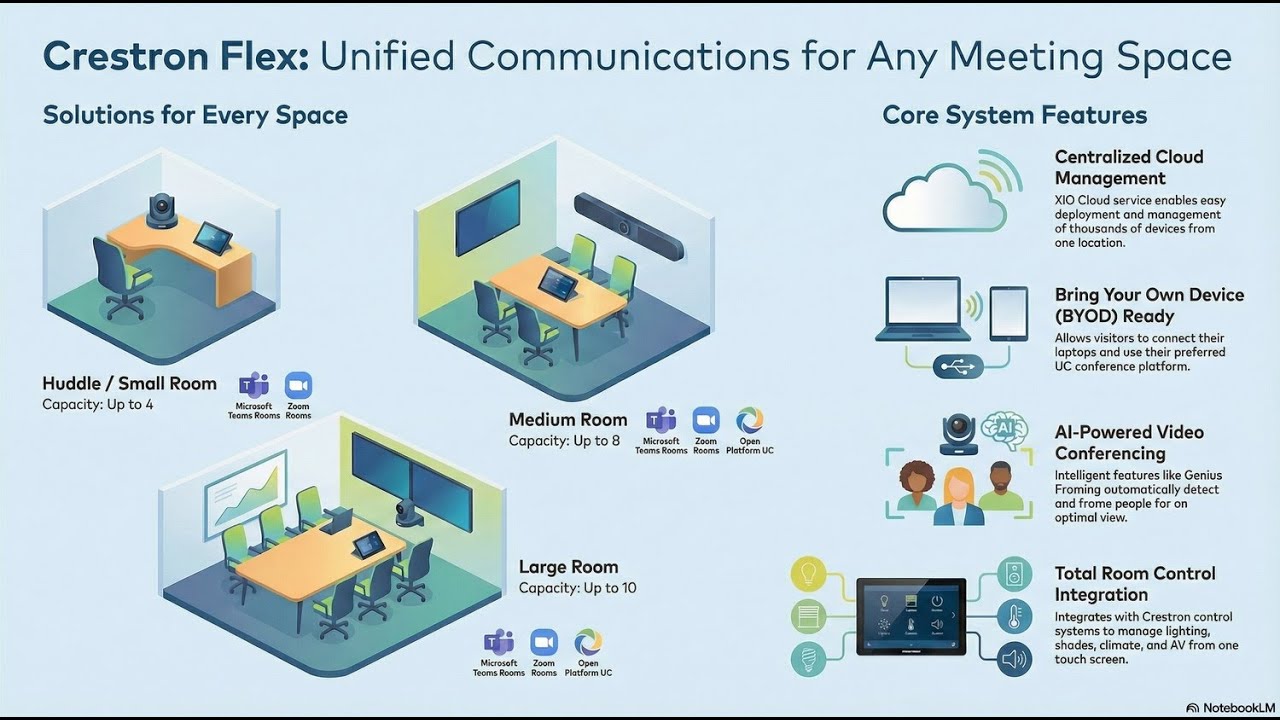 Crestron Flex Unified Communication | All Solutions on One Page