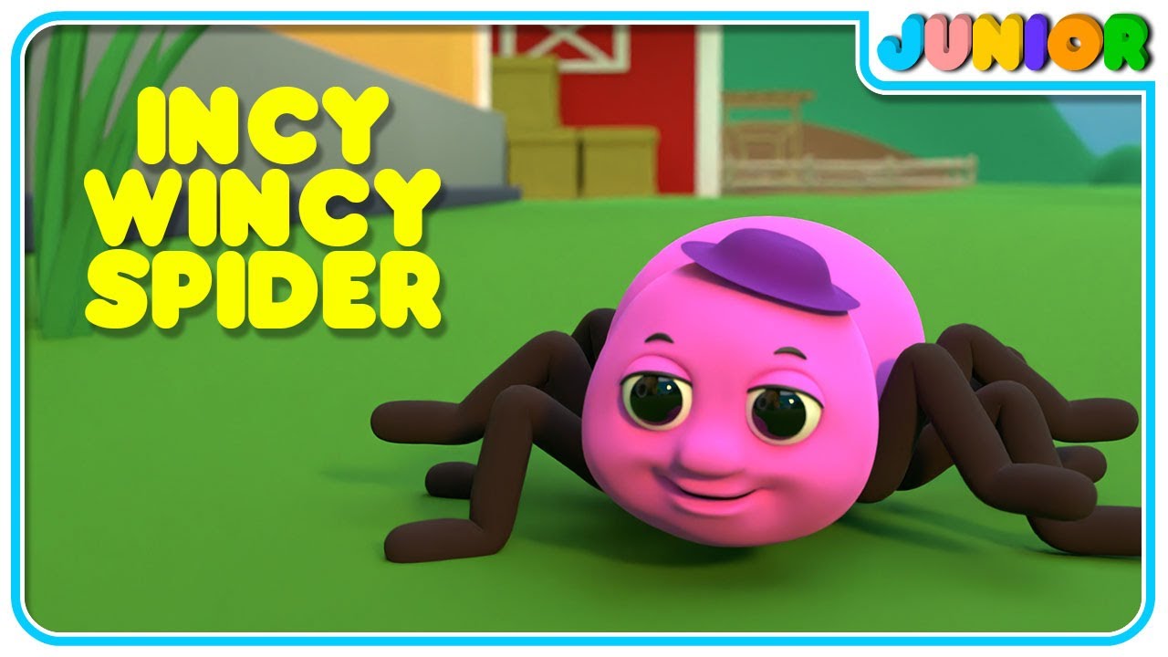 Incy Wincy Spider | Itsy Bitsy Spider | Nursery Rhymes & Kids Songs @NurseryRhymesJunior