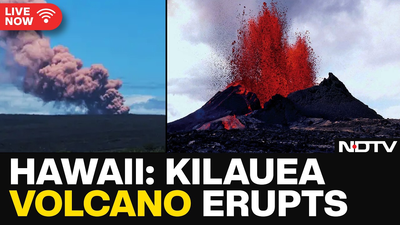 Kilauea Volcano LIVE | Eruption In Hawaii | Lava Fountains & Ash Plumes | Kilauea Live Updates