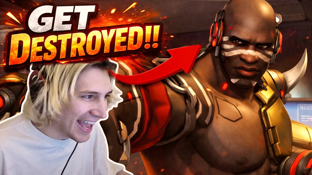 xQc FINALLY WINS AGAINST SNIPERS in Overwatch!