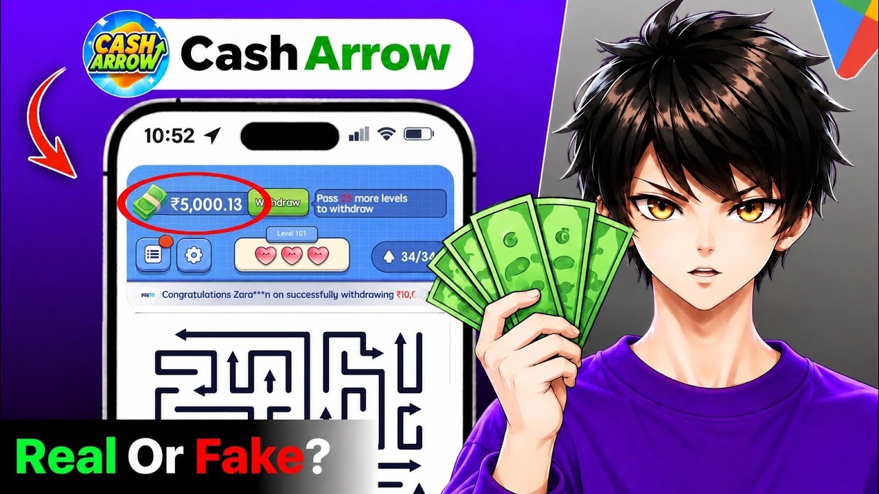 I Tried Cash Arrow app for Earning Money