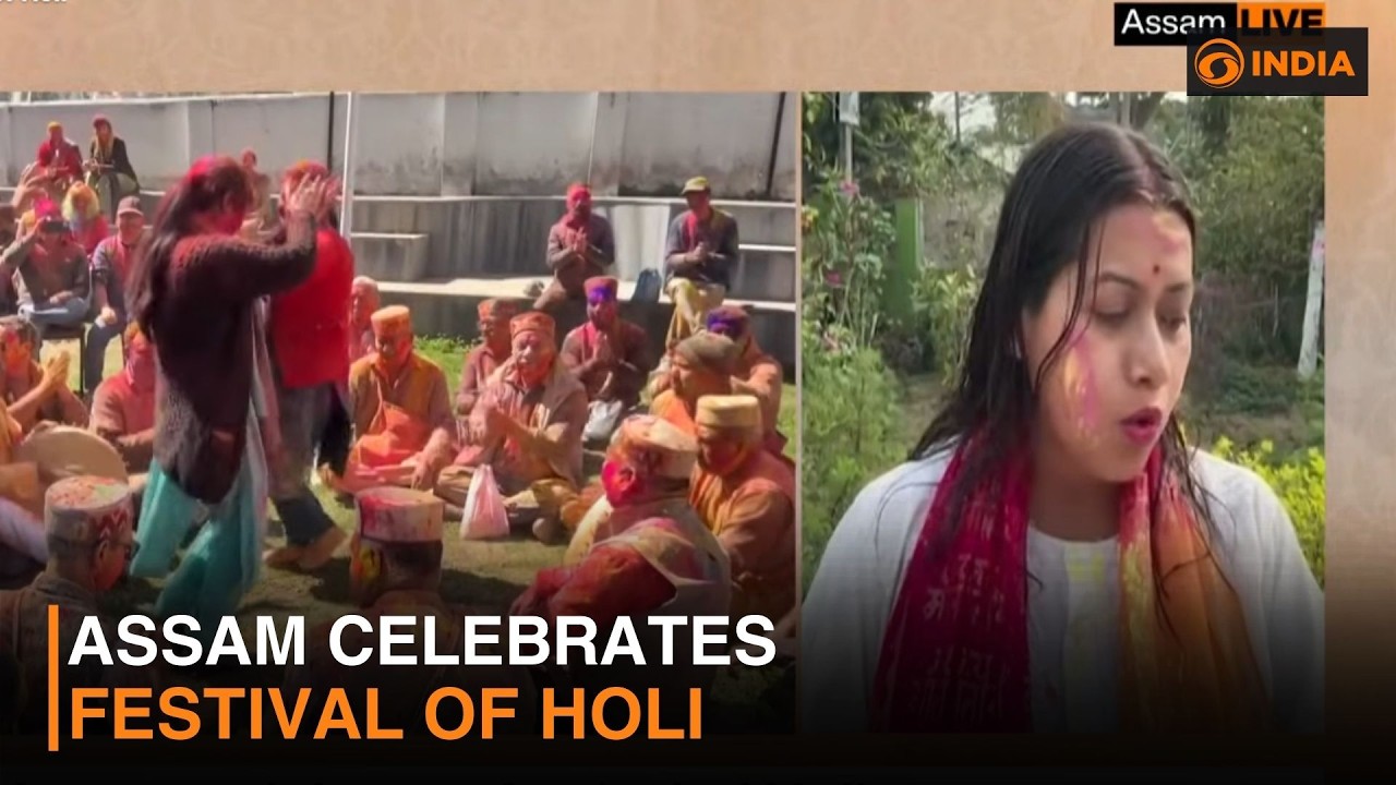 Assam celebrates festival of Holi
