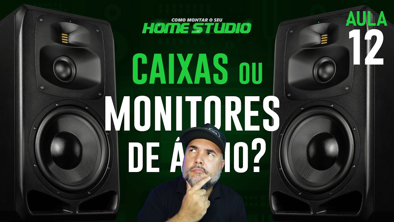 Caixas ou Monitores de áudio? Qual a diferença? CMHS Aula 12