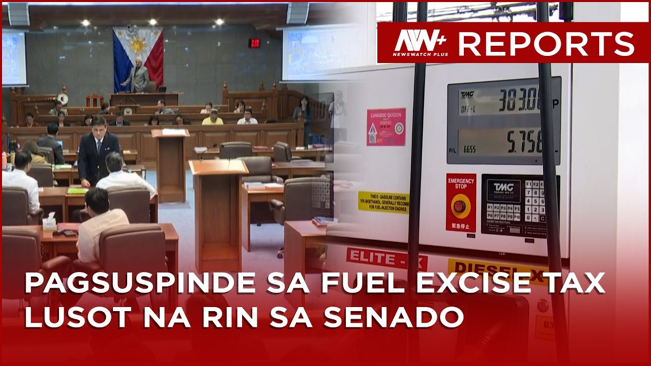 Pagsusupinde sa fuel excise tax lusot na sa Senado | NewsWatch Reports