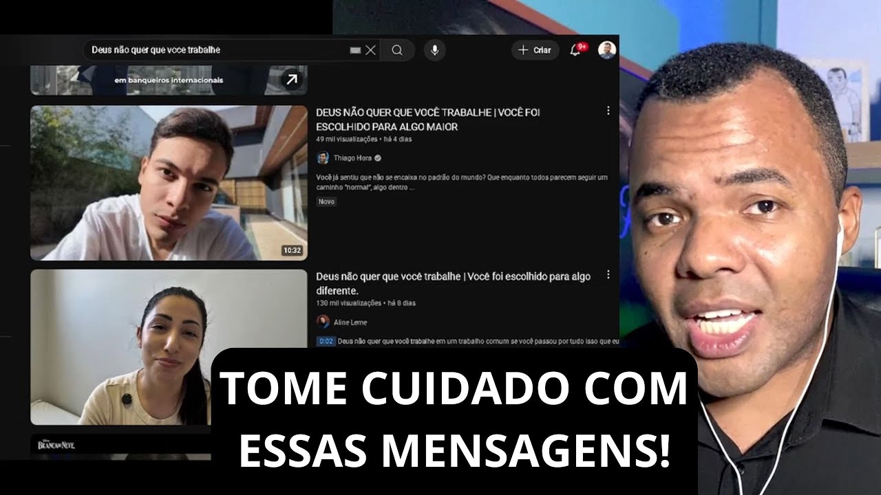 DEUS NÃO QUER QUE VOCÊ TRABALHE - CUIDADO!!!