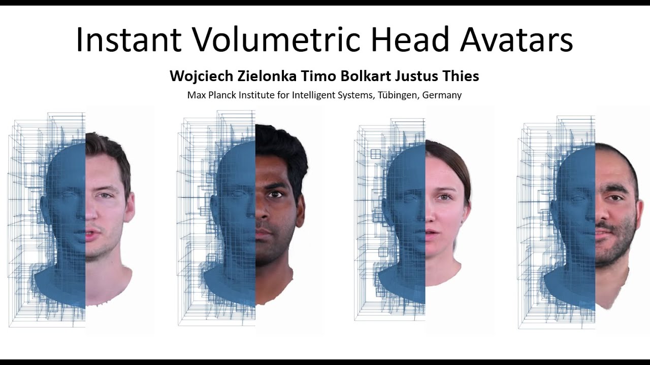 INSTA: Instant Volumetric Head Avatars (CVPR 2023)