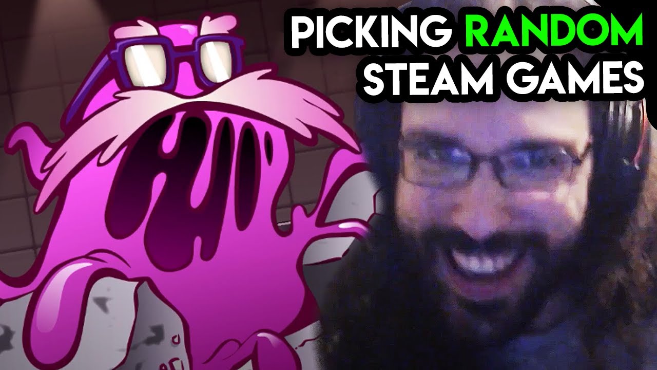 Picking RANDOM Steam Games to Play! - The Spookiest Options Menu