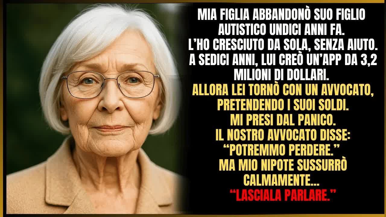 Abbandonò il figlio autistico, ma quando lui divenne milionario con un’app… tornò con un avvocat