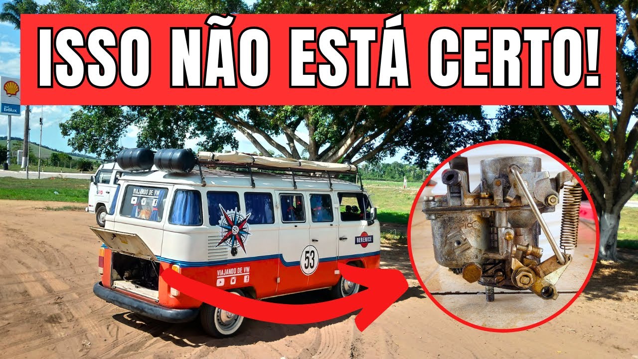 DESMONTAGEM E LIMPEZA DO CARBURADOR DA KOMBI CLIPPER | Viajando de Vw #ep432
