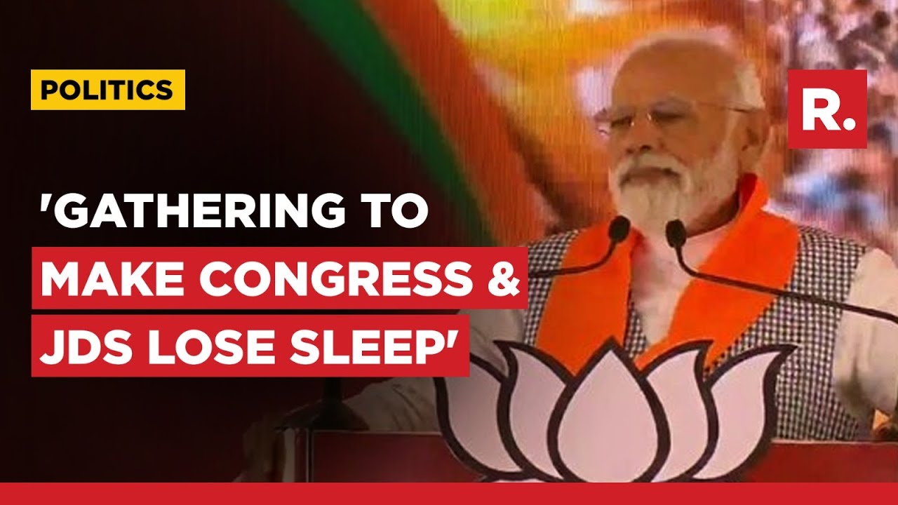 PM Modi Takes On Congress & JDS At Rally In Karnataka's Kolar: 'Both Clean-bowled By Public'