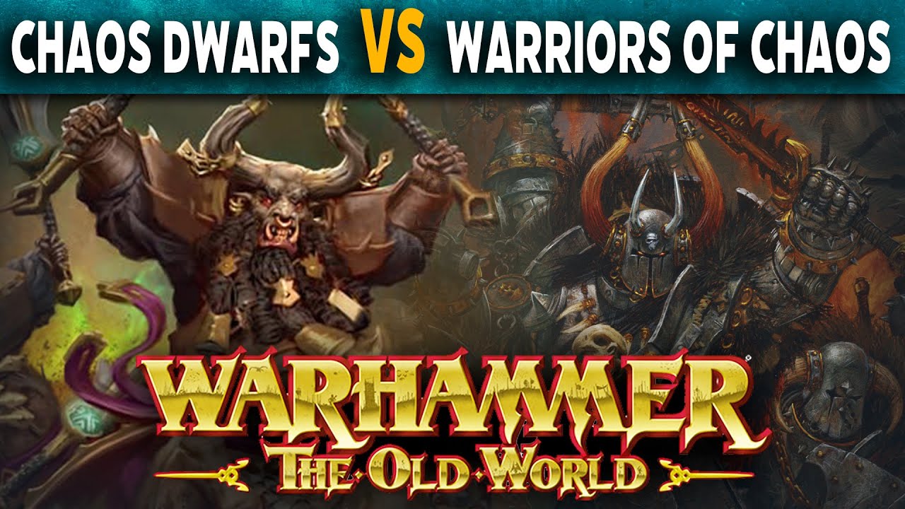 Chaos Dwarfs vs Warriors of Chaos - Warhammer The Old World Battle Report