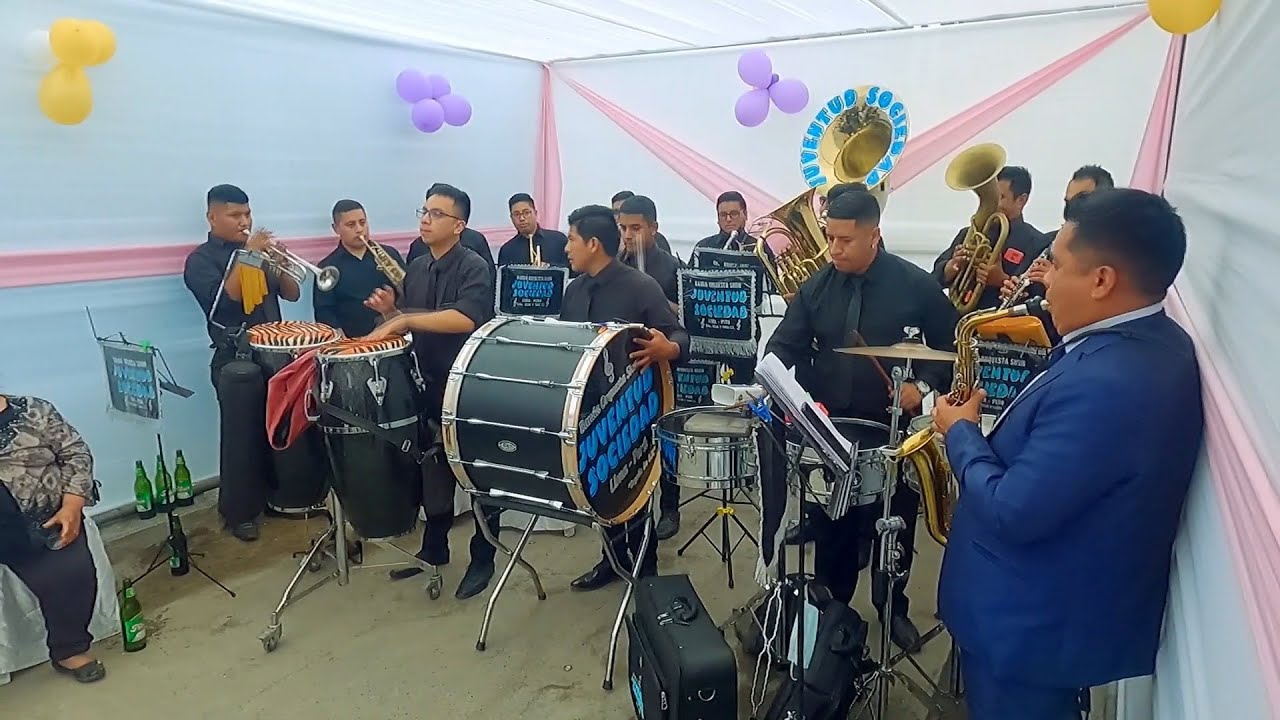 BANDA SHOW JUVENTUD SOCIEDAD 2022  MIX CUMBIA HUAROCHIRANA Y HAYNOS - COMUNION ANGELINE CASTRO