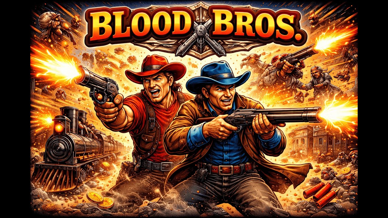 Blood Bros Arcade Showdown! Old-School Arcade Firefight!