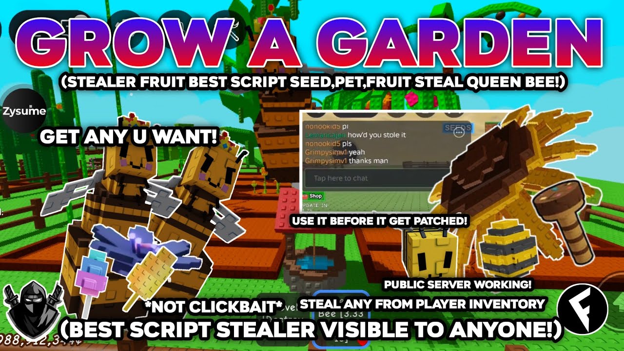 NEW Grow A Garden Script auto farm, seed stage event | Seed Stages 🌱 | FREE & Direct Link 📜 No Ban!