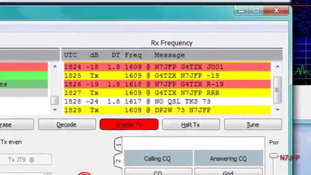 WSJT-X - JT9  WA to England-4700 miles on 10m with 2w - N7JFP