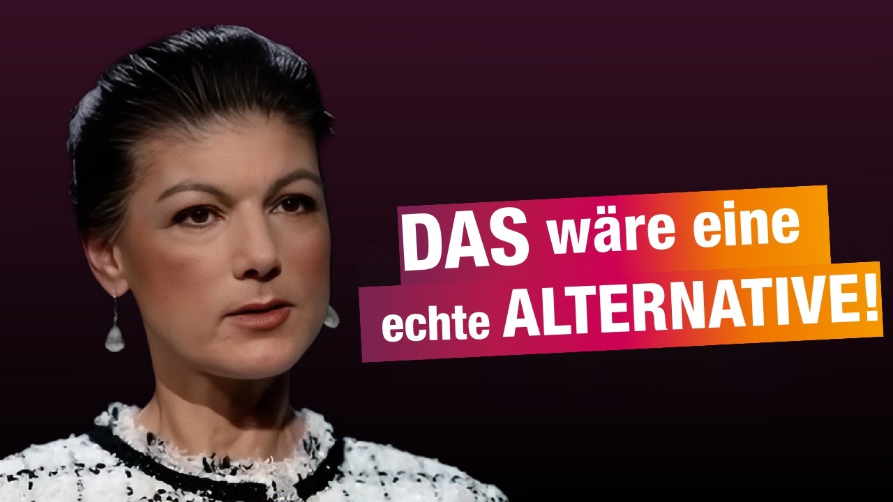 „Raus aus der Brandmauer-Falle!“ | Wagenknecht rechnet mit Altparteien ab