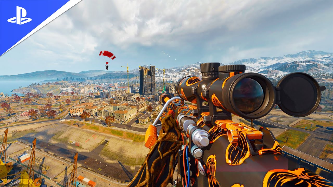 Warzone: Solo SNIPER AMR MOD 4 Gameplay PS5 Pro(No Commentary)