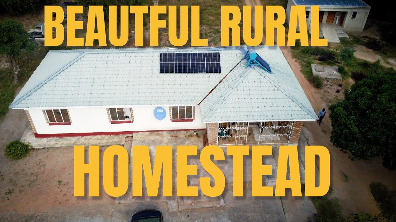 Beautiful Rural Home In Zimbabwe :  How They Build a Self-Sustaining Rural Home in their Village