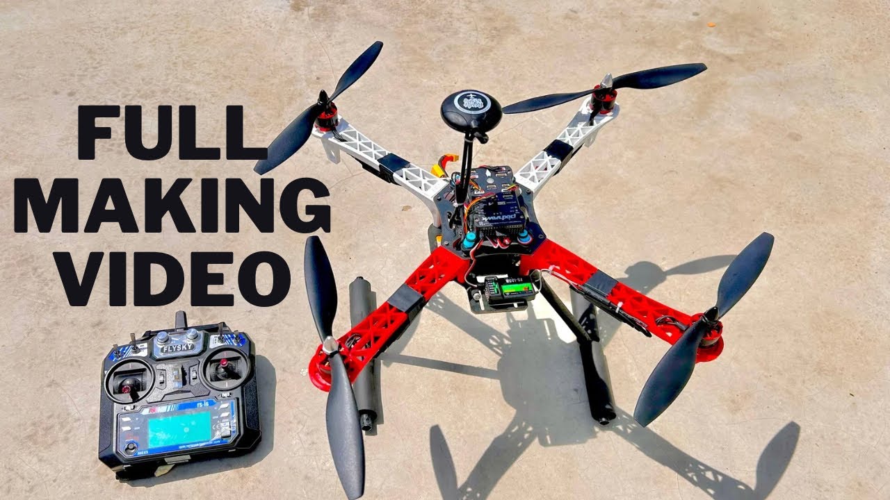 How to build quadcopter drone use Pixhawk flite controller gps and telemetry full tutorial 
