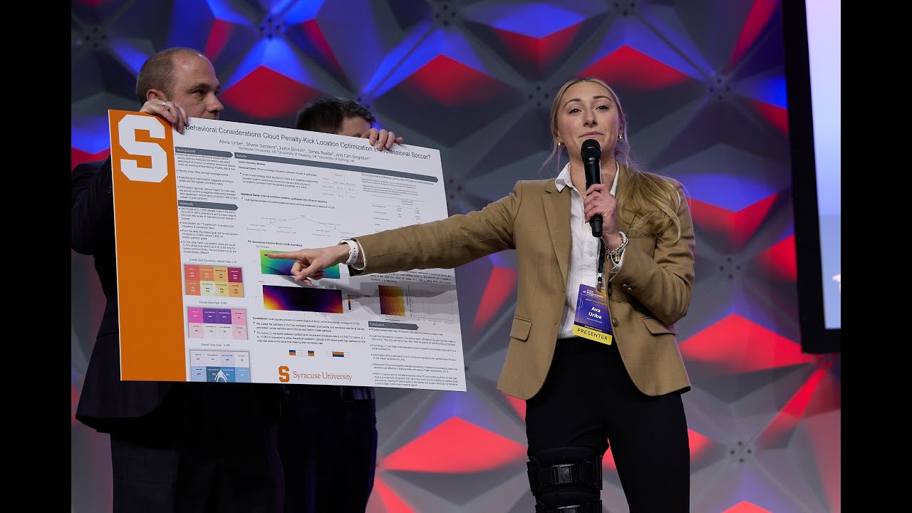 Falk College team wins MIT Sloan Sports Analytics Conference Research Paper Competition