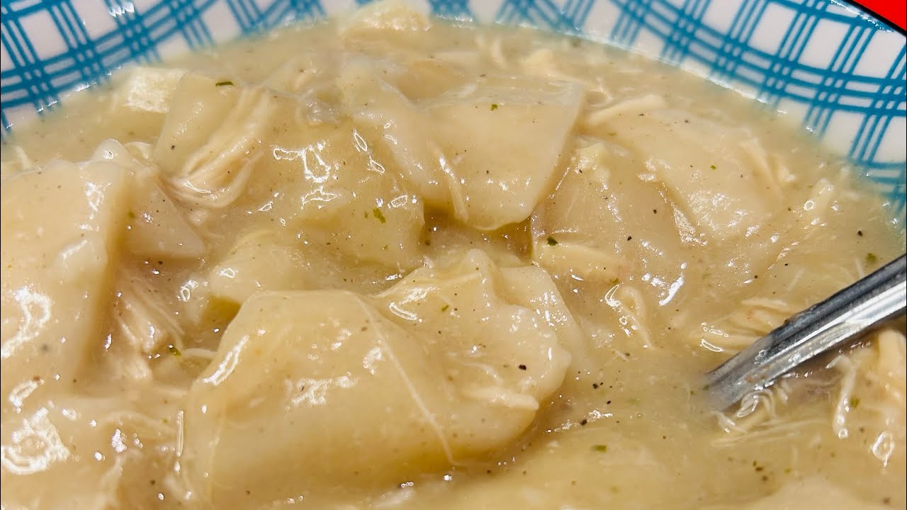 Курица с пельменями